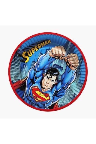 Superman Doğum Günü Konsepti 8 Kişilik Doğum Günü Seti Ekonomik