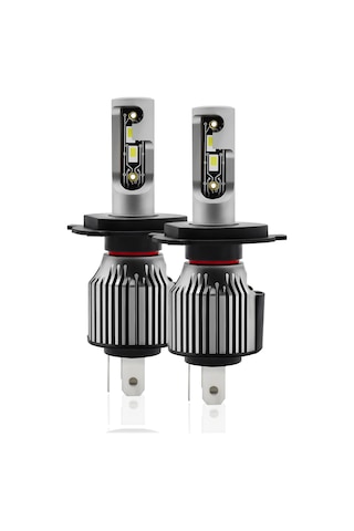 Yifomall H4/9003 120w Süper Parlak Led Far Ampulü, 12000lm 6500k Beyaz Işık, Ip68 Su Geçirmez, 2 Adet