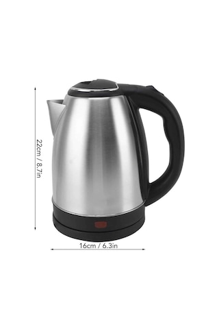 Su Isıtıcı 220 240 V Paslanmaz Çelik Kettle Uzun Ömürlü 2000 Watt