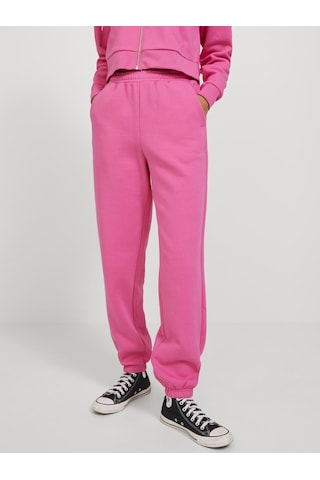 Jack & Jones Kadın Logolu Sweat Pantolon - Abbie - 12223960 Carmine Rose Çok Renkli