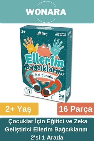 Eğitici Zeka Geliştirici Aile İle El-göz Koordinasyonu Desteği Eğlenceli Ellerim Bağcıklarım 2 İn 1