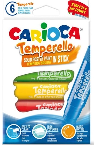 Carioca Temperello Stick Poster Boya Kalemi 6 Renk
