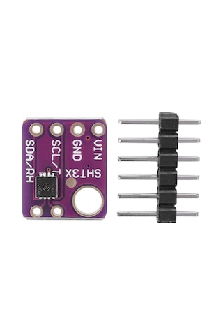 Gy-sht31-d Yüksek Hassasiyetli Dijital Sıcaklık Ve Nem Sensörü Modülü I2c Arduino Uyumlu