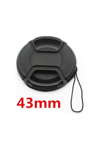 Ayex Snap On Lens Kapağı Objektif Kapağı Bağcıklı 43 MM
