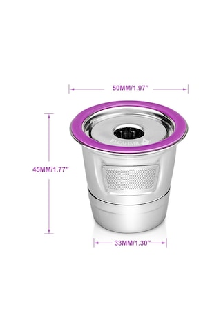 Recafımıl Paslanmaz Çelik Yeniden Kullanılabilir Kahve Kapsülü K-cup Filtresi, Keurig 2.0 Ve 1.0 K-cup Kahve Makineleri İçin Uygundur