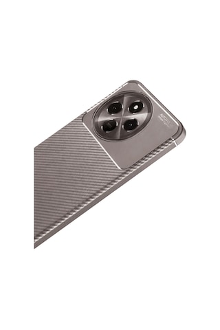 Gld-spt- Newface Tecno Spark 30 Pro Kılıf Auto Focus Karbon Kapak - Gri