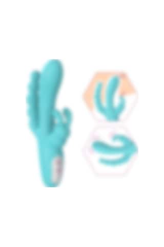 Red Fox S-hande 3&apos Ü 1 Arada Tavşan Vibratör Mavi