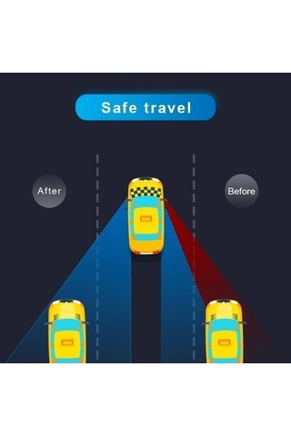 Createtech Yuvarlak Yardımcı Vites Park Nokta Küçük Kör Aynalar, 360 Derece Ayarlanabilir 2 Adet Araba Dikiz Aynası