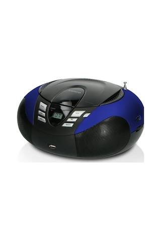 Lenco Scd-37 Usb Mavi - Taşınabilir Fm Radyo Cd'si Ve Usb Oynatıcı - Mavi