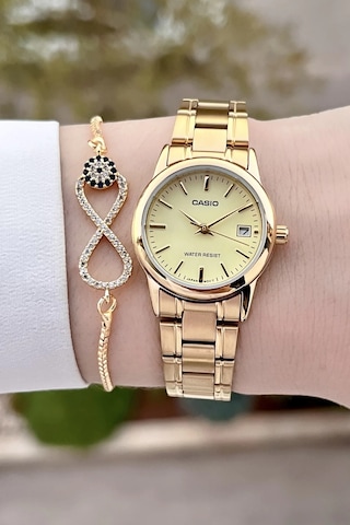 Casio Csgnct145 Kadın Kol Saati Altın