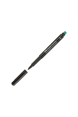 Faber-Castell 1525 Multimark Permanent Asetat Kalem M Siyah