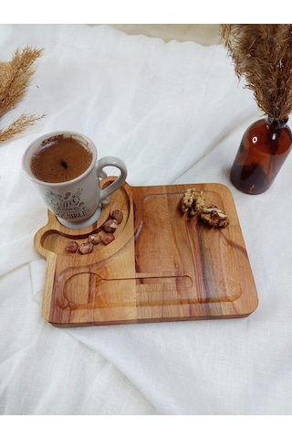 Caffetta Ahşap Servis Sunum Ahşap