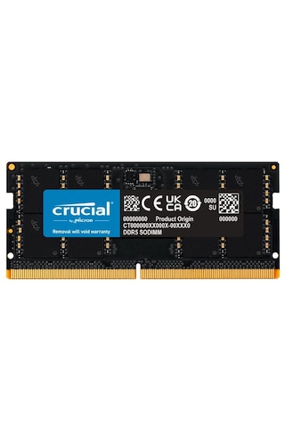 Crucial CT64G56C46S5 64 GB Ddr5 5600 MHz Sodımm CL 46 Notebook Ram Bellek