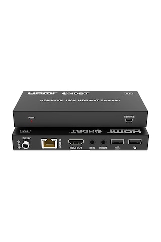 Woxcon Hdmı Ve Usb Kvm 18gbps Hdbaset 150 Metre Extender