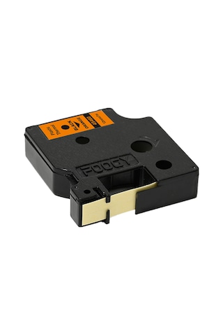 Foogy Dymo D1 Etiket Plastik Thermal Turuncu-siyah-45460