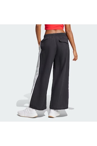 Adidas Essentials 3-stripes Lifestyle Woven Kadın Paraşüt Pantolon Je1306 Siyah