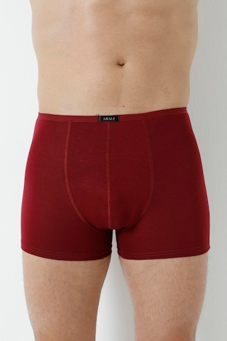 Arma Yıldız Erkek Bambu Boxer Bordo İnce Bel Lastikli 5'li Paket-bordo