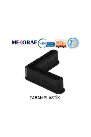 Mekoraf Mekoraf Çelik Raf Profili Plastik Taban 20 Adet Fiyatıdır