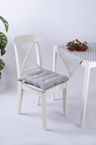 Altınpamuk Lüx Pofidik Sandalye Minderi Özel 9 Dikişli Bağcıklı 42x42cm 001