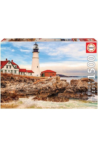 Educa 1500 Parça Rocky Lighthouse Puzzle - 17978