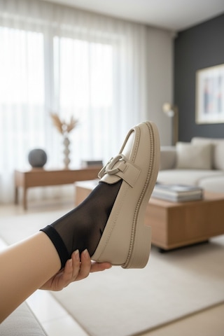 Enoch Kadın Mat Toka Geçişli Soft Tasarım Maskülen Loafer Ten