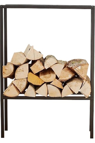 Şömine Kenarı Odunluk Soba Yanı Odunluk Metal Odunluk