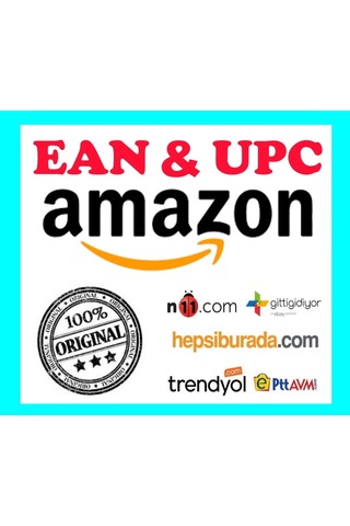 Amazon Barkod Kodu Ean Upc 50 Adet Gs1 Kayıtlı