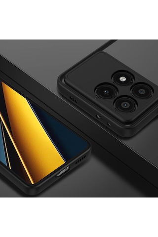 Zore Xiaomi Poco X6 Pro Kılıf Msra Hux Kapak-lacivert Lacivert