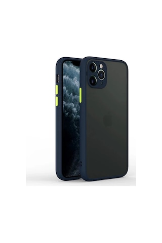 Apple iPhone Uyumlu 11 Pro 5.8inç Kamera Korumalı Premium Silikon Kılıf- 5775 Lacivert