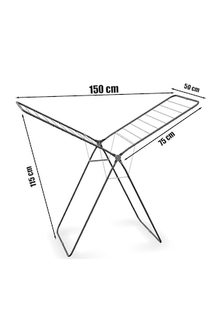Doğrular Fly Çamaşır Kurutmalığı Siyah