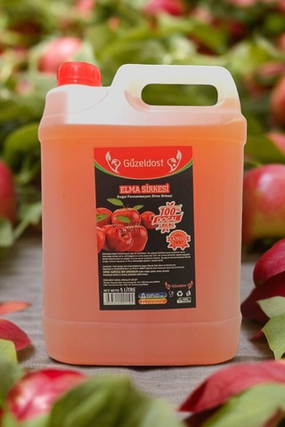 Elma Sirkesi 5 Litre Katkısız Ev Yapımı Saf Ve Doğal Lezzet