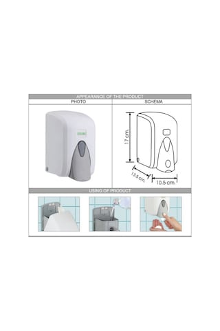 Vialli F5c Hazneli Köpük Sabun Dispenseri 500 Ml Krom