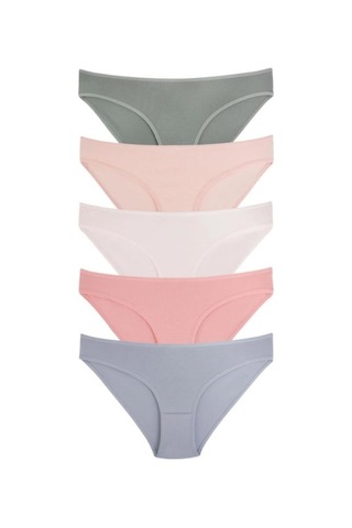 Vos Versa 5'li Bikini Karışık Renk - S, M, L Vkb1010-334-karışık Çok Renkli