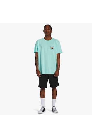 Billabong Rotor Diamond Erkek Yeşil Günlük T-shirt - Abyzt02259