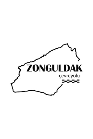 Zonguldak Çevreyolu Sticker-miyrem Oto-motor-laptop-duvar-dekor 12 X 9 Cm