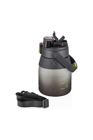 Vagonlife Askılı Su Matarası 1000 Ml Pipetli/pipetsiz Çift Kullanım Vgn6275