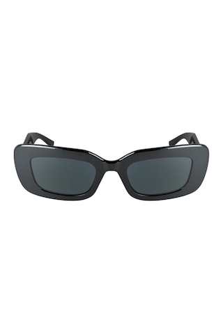 Karl Lagerfeld Kl 6164s 021 50 Kadın Dikdörtgen Siyah Kemik Güneş Gözlüğü Siyah