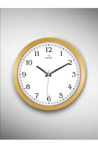 Galaxy 1964-k Serisi Lüx Premium Klasik Ofis Ve Duvar Saati 35 Cm Gold Altın
