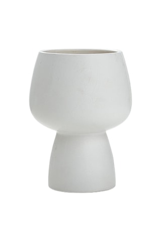 Suntek Magideal Modern Ekici Çiçek Vazo Beyaz