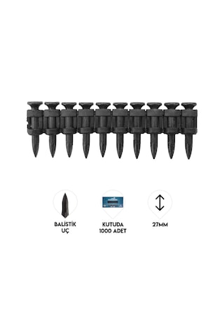 Dawreek Sp0108 Balistik Uçlu Çivi 27mm
