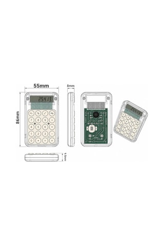 Powermaster Pm-25413 Mor Mini Hesap Makinesi Diğer