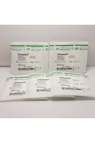 LR Vliwazell Çok Emici Steril Yara Örtüsü 10 x 10 CM 5 Adet