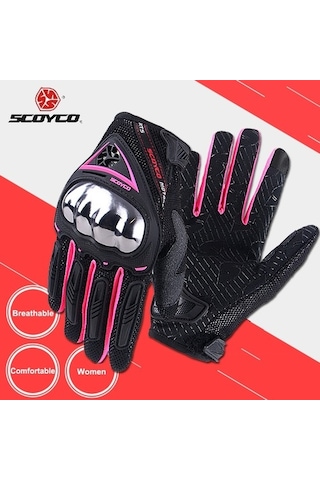 Scoyco Mc44 Bayan Full Korumalı Eldiven