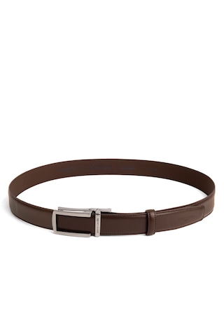 Pierre Cardin Deri Otomatik Tokalı Erkek Kemeri En 3,5 Cm Pcotm01 Kahverengi