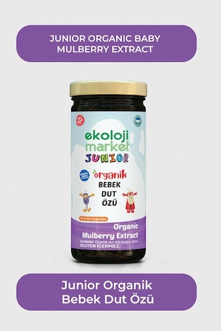 Organik Bebek Dut Özü 290 Gr 6 Lı Paket Organic Baby Mulberry Extract 290 Gr 6 Pack 290 G