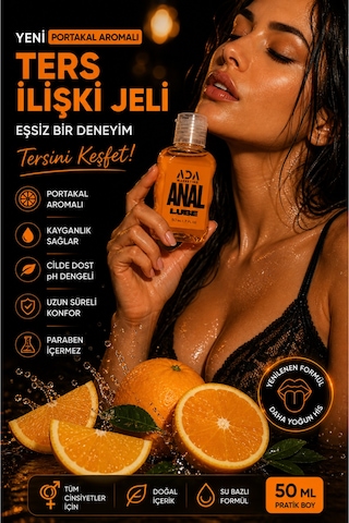 Kadınlara Özel Portakal Aromalı Anal Jel Seti 50 Ml Ferahlatıcı Etki Ve Hassas Dokunuş