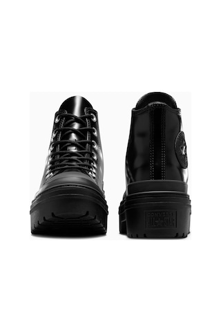 Converse Chuck Taylor All Star Lugged Heel Unisex Siyah Deri Platform Bot