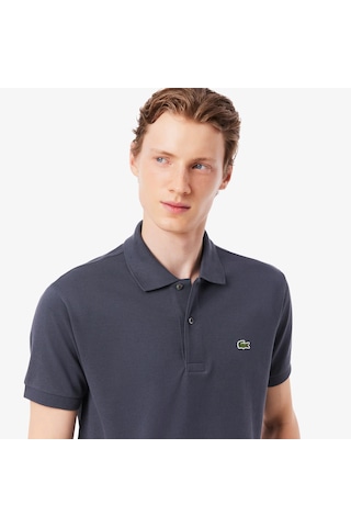 Lacoste Geniş Beden Erkek Polo T-shirt Koyu Antrasit