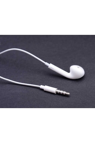 Tekli Yaylı 3.5Mm Girişli Kulaklık Beyaz