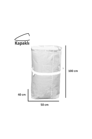 İş-ev Branda Taşıma Çuvalı 50x40+100cm Kapaklı, Ipli Ve Cepli 170gr.tekstil Çuvalı BEYAZ İş-ev Branda Taşıma Çuvalı 50x40+100cm Kapaklı, Ipli Ve Cepli 170gr.tekstil Çuvalı BEYAZ